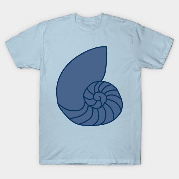 Blue Shell T-Shirt by courtneylgraben